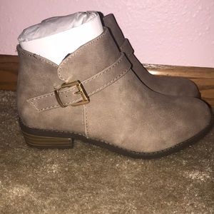 Taupe booties